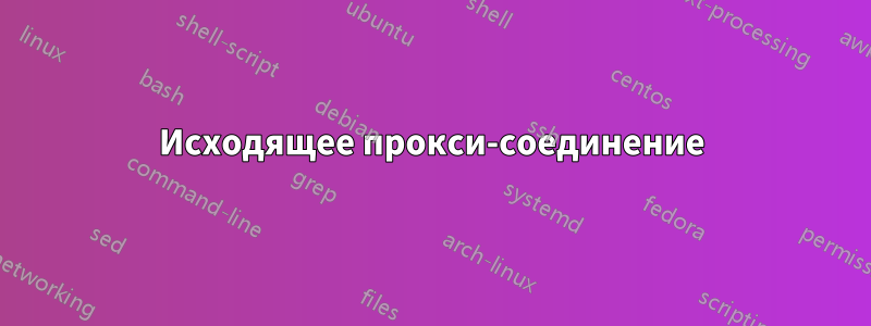 Исходящее прокси-соединение