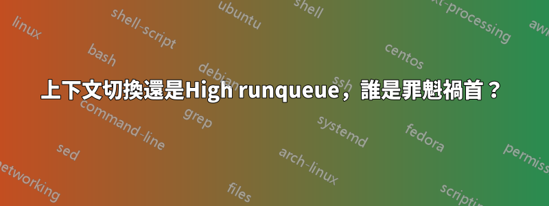 上下文切換還是High runqueue，誰是罪魁禍首？