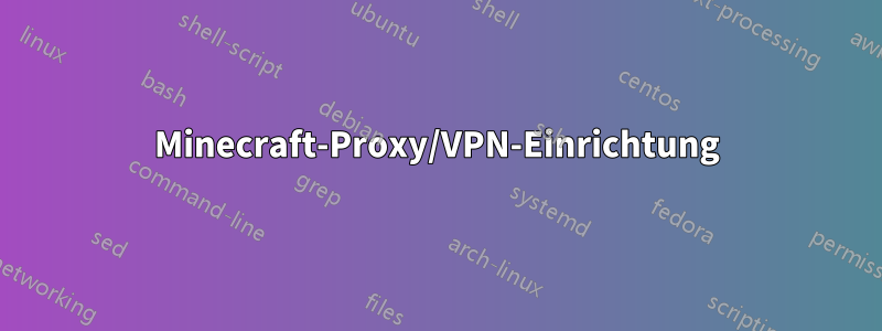 Minecraft-Proxy/VPN-Einrichtung