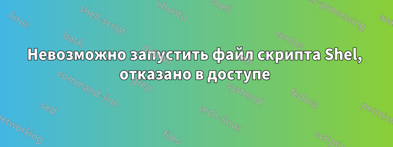 Невозможно запустить файл скрипта Shel, отказано в доступе