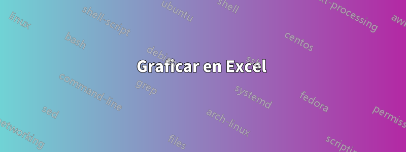 Graficar en Excel