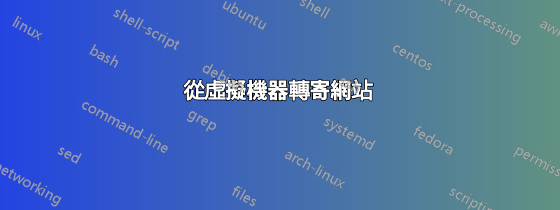 從虛擬機器轉寄網站
