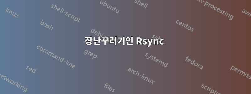 장난꾸러기인 Rsync
