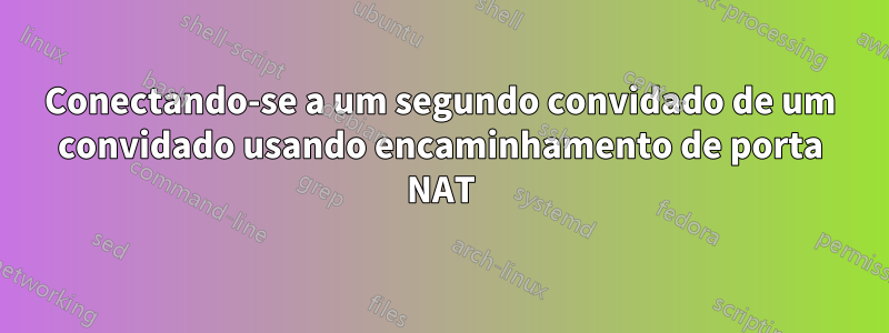 Conectando-se a um segundo convidado de um convidado usando encaminhamento de porta NAT