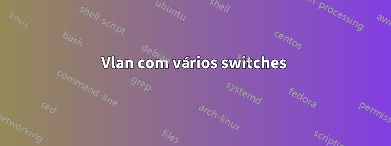 Vlan com vários switches