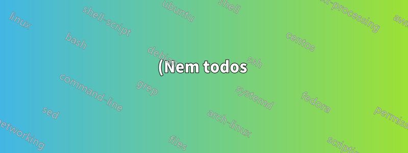 (Nem todos) encaminhamentos de porta funcionando corretamente