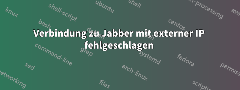 Verbindung zu Jabber mit externer IP fehlgeschlagen