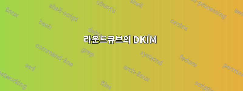 라운드큐브의 DKIM