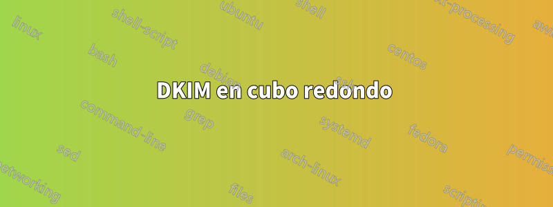 DKIM en cubo redondo