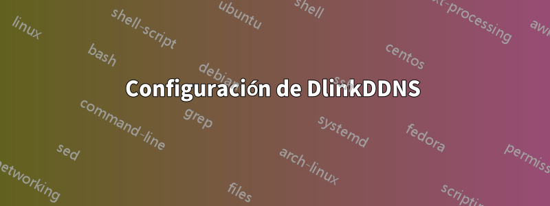 Configuración de DlinkDDNS