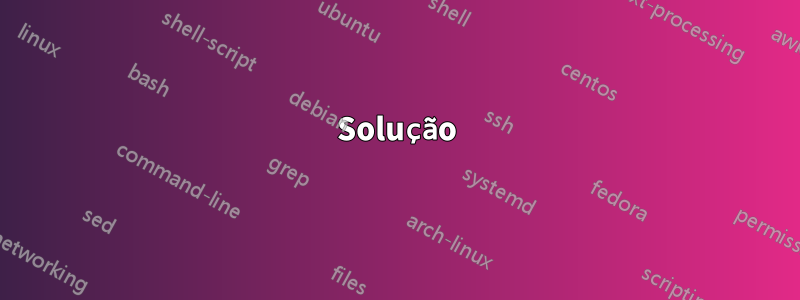 Solução