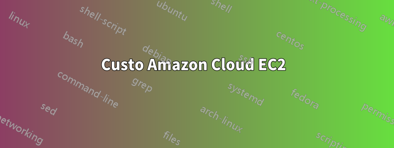 Custo Amazon Cloud EC2 