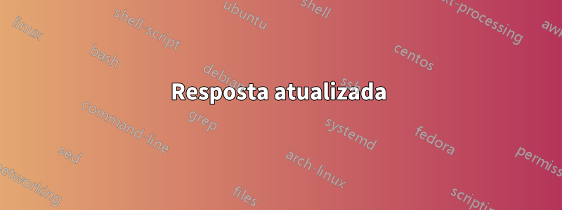 Resposta atualizada