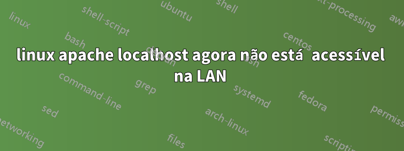 linux apache localhost agora não está acessível na LAN