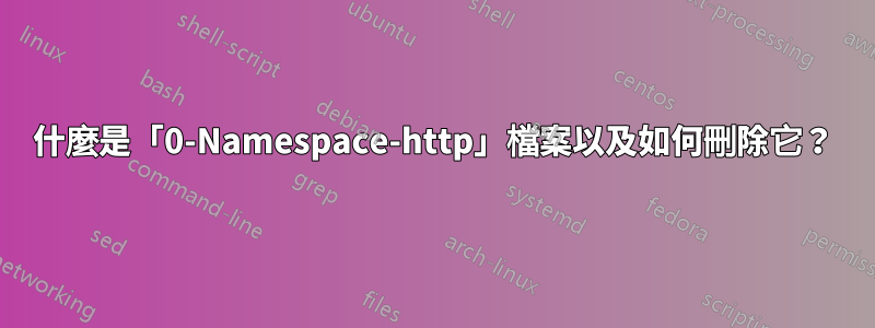 什麼是「0-Namespace-http」檔案以及如何刪除它？