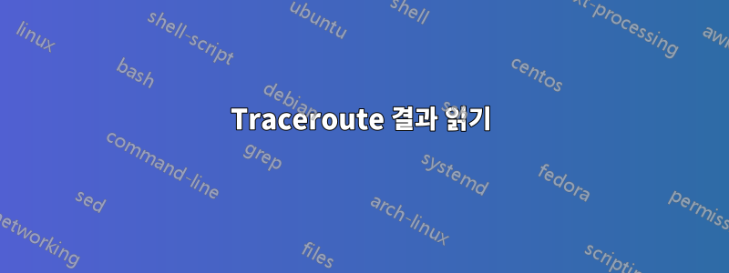 Traceroute 결과 읽기