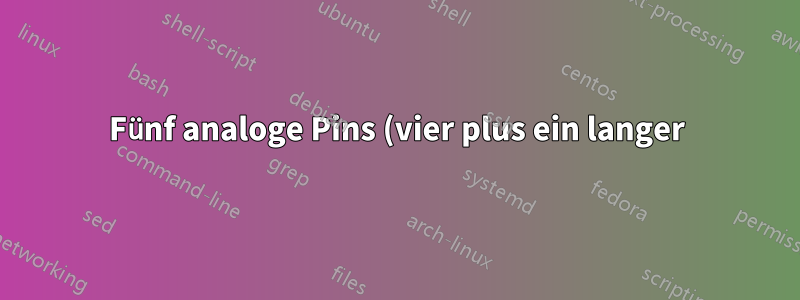 Fünf analoge Pins (vier plus ein langer) vom DVI-I-Anschluss entfernen?