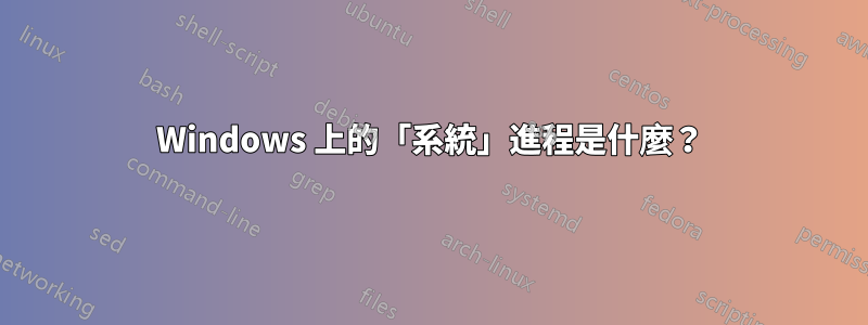 Windows 上的「系統」進程是什麼？