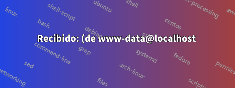 Recibido: (de www-data@localhost)