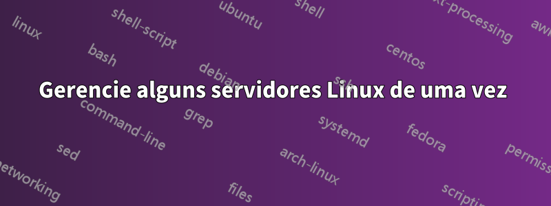 Gerencie alguns servidores Linux de uma vez