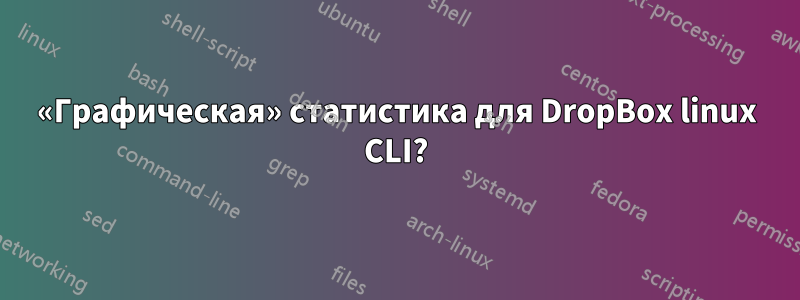 «Графическая» статистика для DropBox linux CLI?