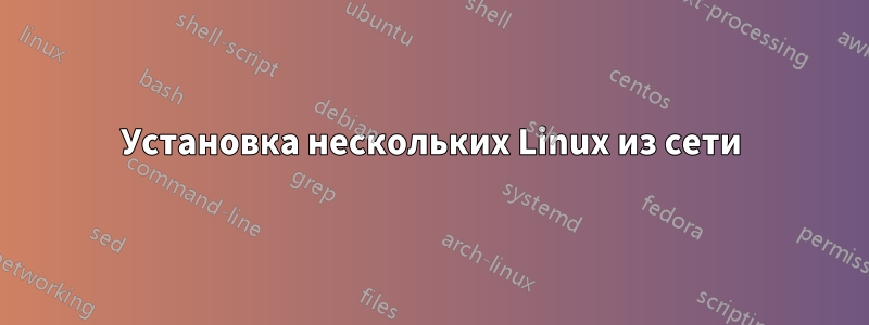 Установка нескольких Linux из сети