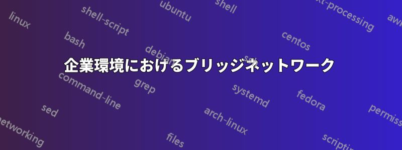 企業環境におけるブリッジネットワーク