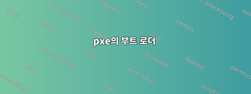 pxe의 부트 로더