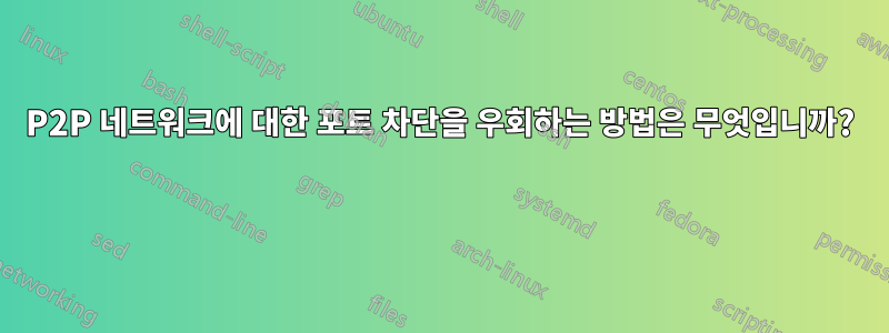 P2P 네트워크에 대한 포트 차단을 우회하는 방법은 무엇입니까? 