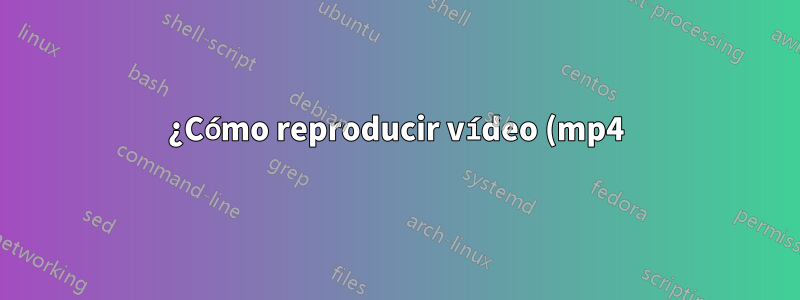¿Cómo reproducir vídeo (mp4) en pantalla completa usando html y javascript como youtube?
