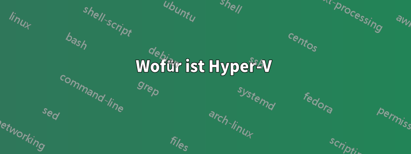 Wofür ist Hyper-V