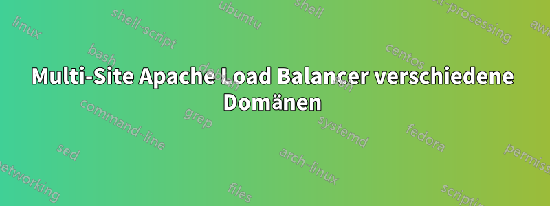 Multi-Site Apache Load Balancer verschiedene Domänen