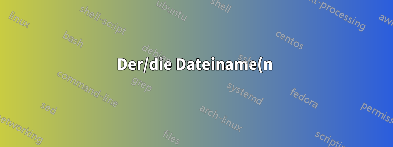 Der/die Dateiname(n) wären zu lang für die Zielordner, aber ich kann ihn/sie nicht bearbeiten