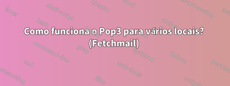 Como funciona o Pop3 para vários locais? (Fetchmail)