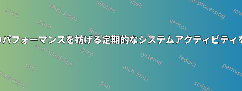 リアルタイムのパフォーマンスを妨げる定期的なシステムアクティビティを追跡する方法