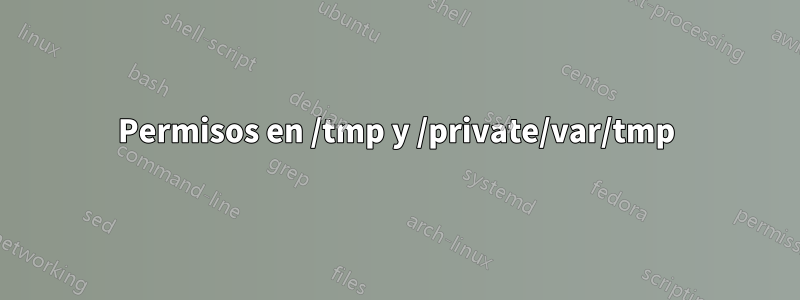 Permisos en /tmp y /private/var/tmp