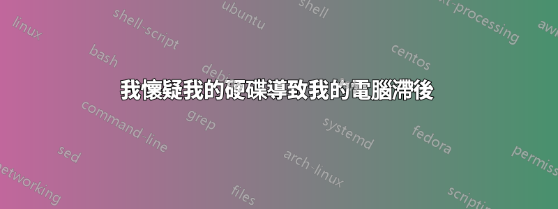 我懷疑我的硬碟導致我的電腦滯後