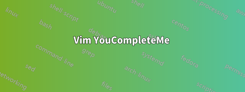 Vim YouCompleteMe