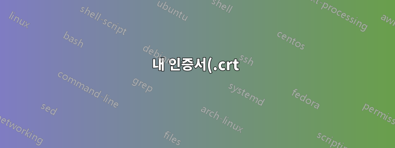 내 인증서(.crt)를 내 개인 키와 병합하여 Base-64로 인코딩된 X.509(.CER)로 내보낼 수 있습니까?