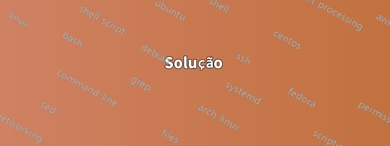 Solução