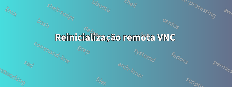 Reinicialização remota VNC