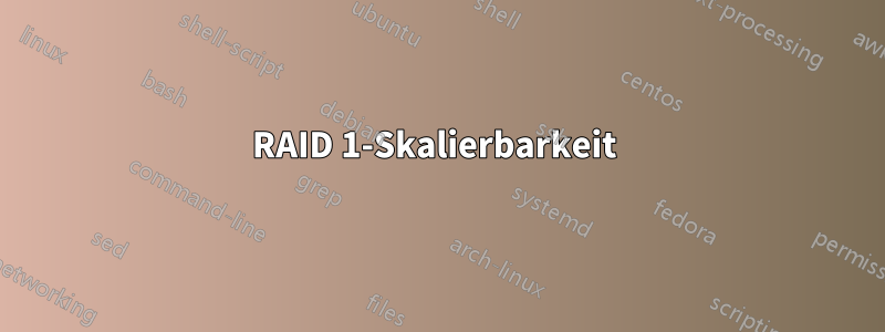 RAID 1-Skalierbarkeit 