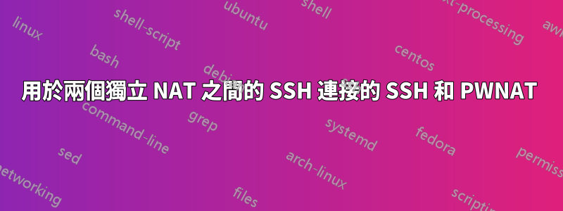 用於兩個獨立 NAT 之間的 SSH 連接的 SSH 和 PWNAT