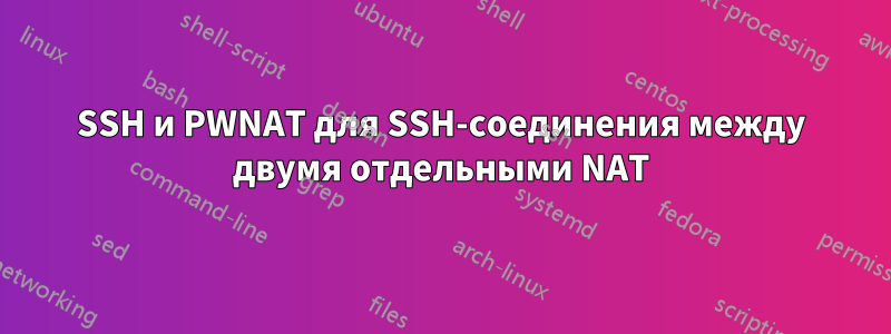 SSH и PWNAT для SSH-соединения между двумя отдельными NAT