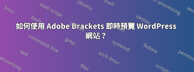 如何使用 Adob​​e Brackets 即時預覽 WordPress 網站？