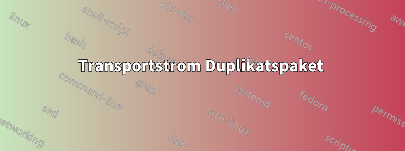 Transportstrom Duplikatspaket