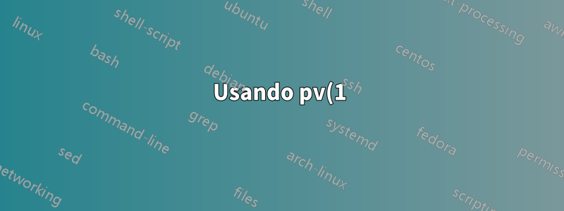 Usando pv(1) para limitar la velocidad de rsync
