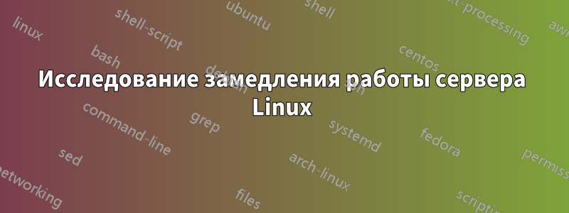 Исследование замедления работы сервера Linux