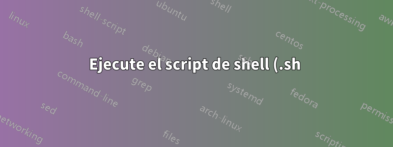 Ejecute el script de shell (.sh) desde Wine