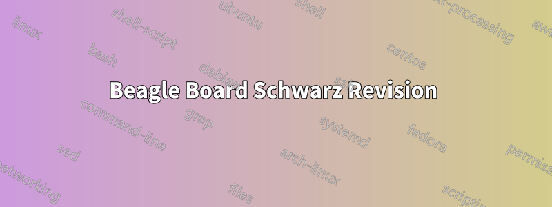 Beagle Board Schwarz Revision